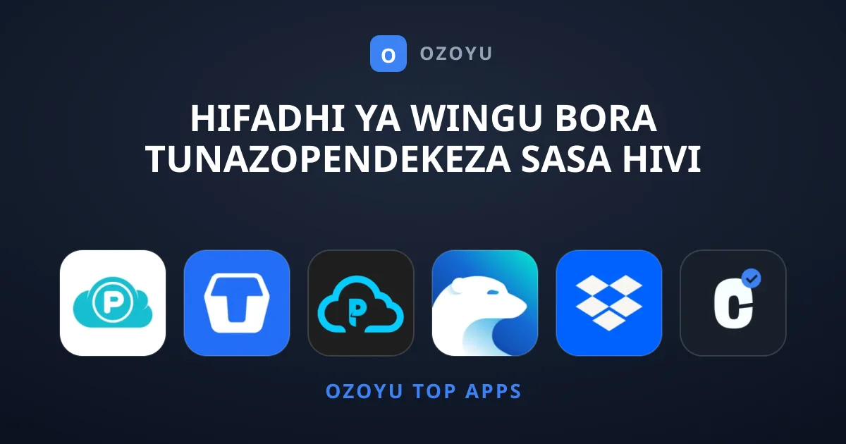 Hifadhi ya Wingu Bora Tunazopendekeza Sasa Hivi